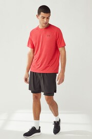 Under Armour Red Red Tech Textured T-Shirt - Image 2 of 5