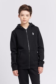 U.S. Polo Assn. Boys Double Horsemen Zip Hoodie - Image 1 of 8