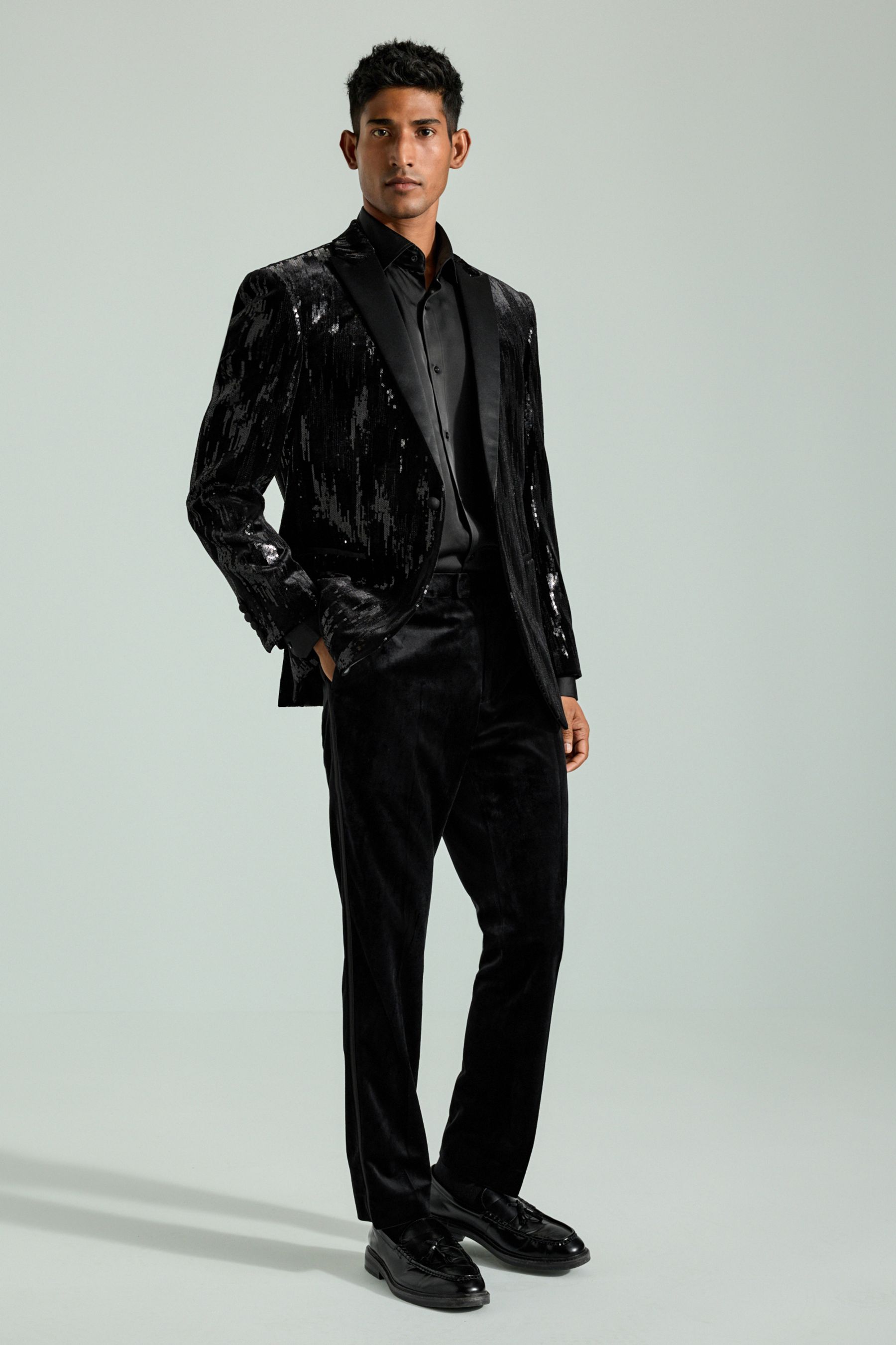 Glitter blazer men online