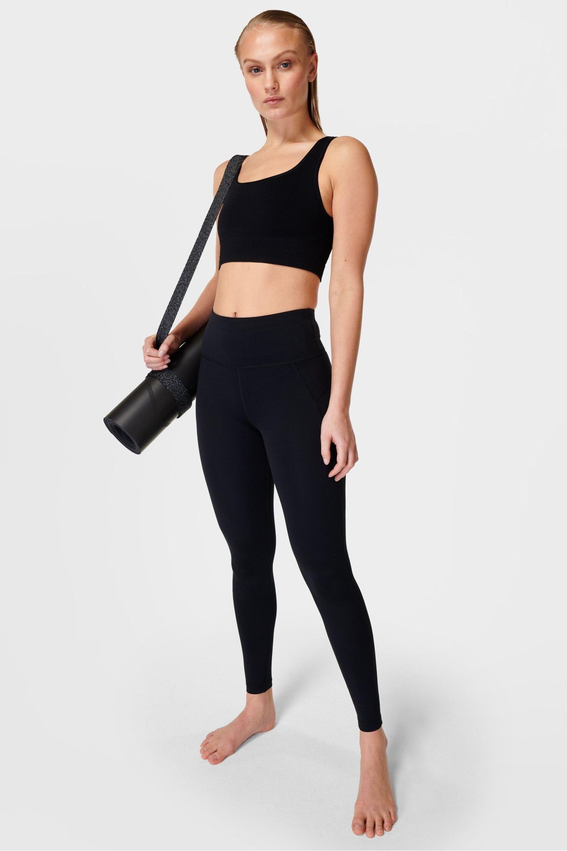 Sweaty Betty Black Full Length All Day Leggings - Image 3 of 8