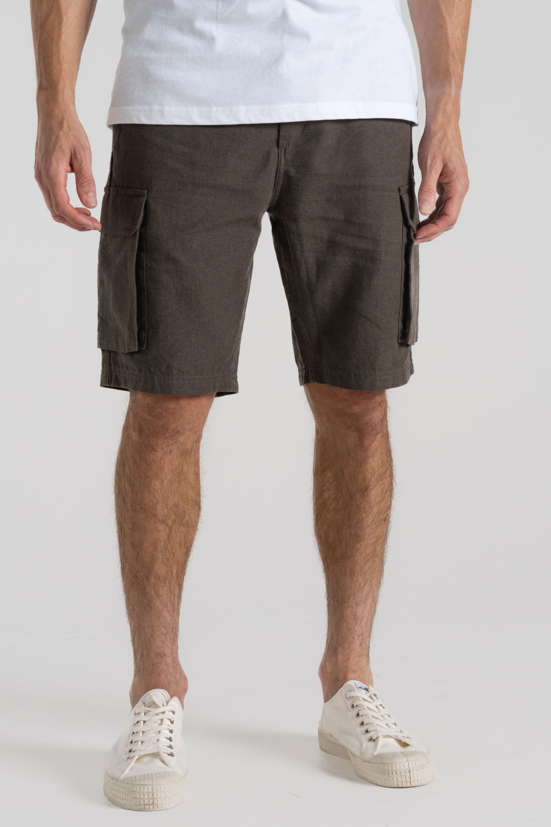 Buy Craghoppers Green Howle Linen Cotton Mix Shorts from the Next UK online shop