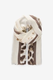 Ombre Animal Midweight Scarf - Image 4 of 6