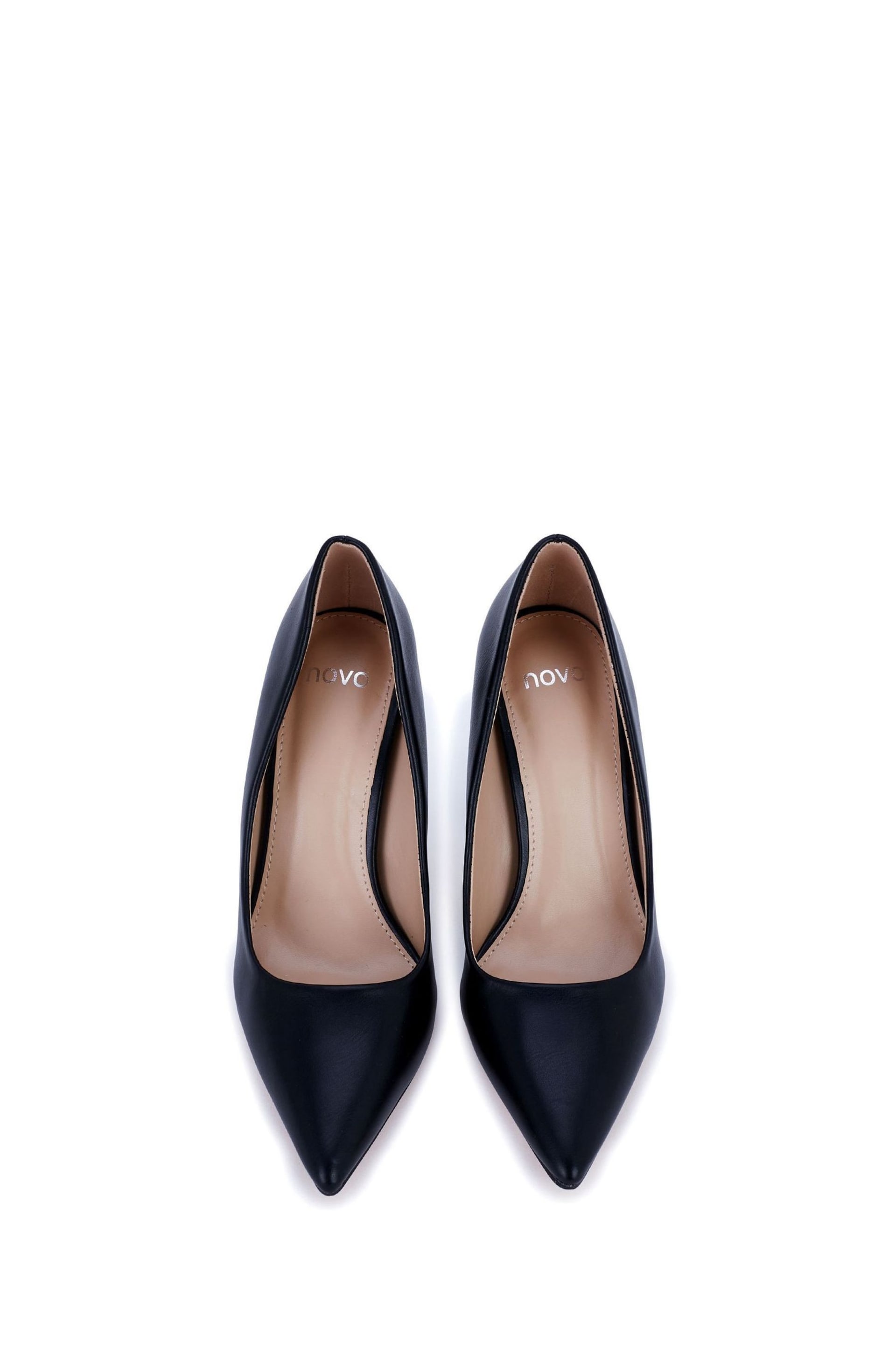 Novo Black Crissy Court Shoes - Image 4 of 5