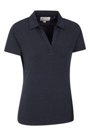 Mountain Warehouse Blue Womens UV Polo Shirt - Image 2 of 4