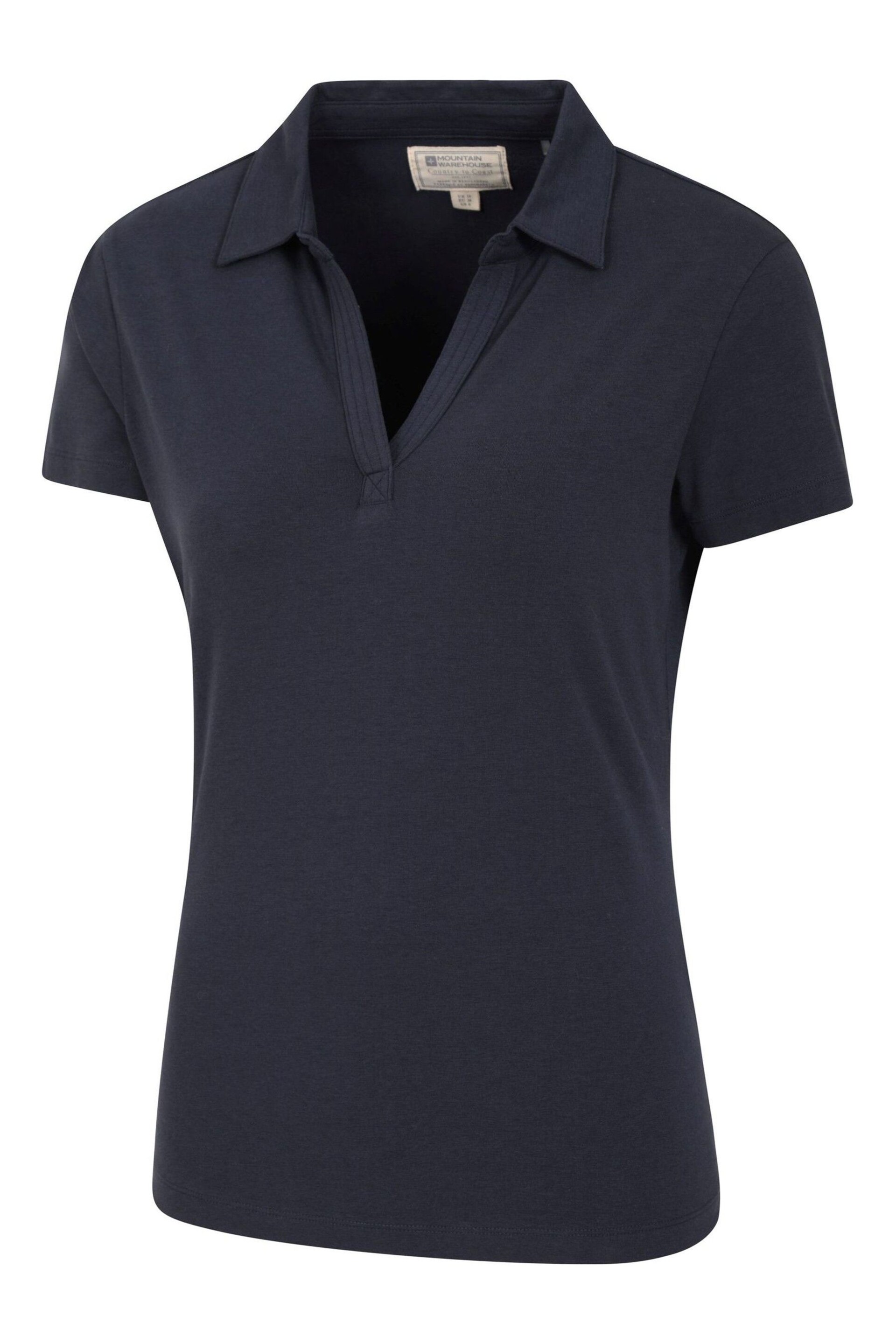 Mountain Warehouse Blue Womens UV Polo Shirt - Image 3 of 4