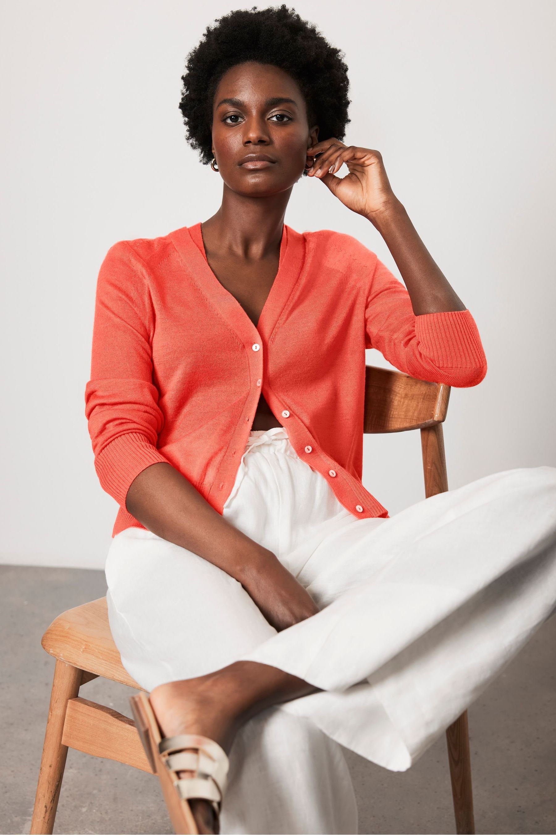 Mint velvet red cardigan on sale