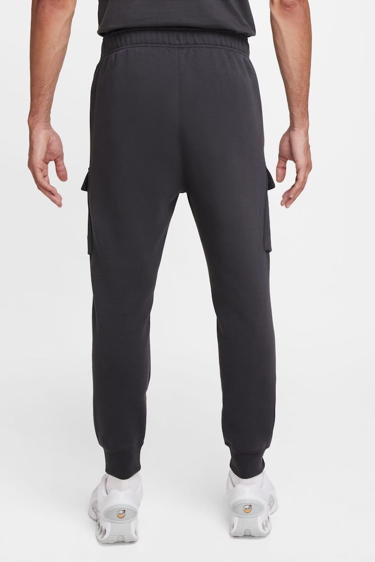 Nike Grey Air Fleece Cargo Joggers - Image 2 of 7