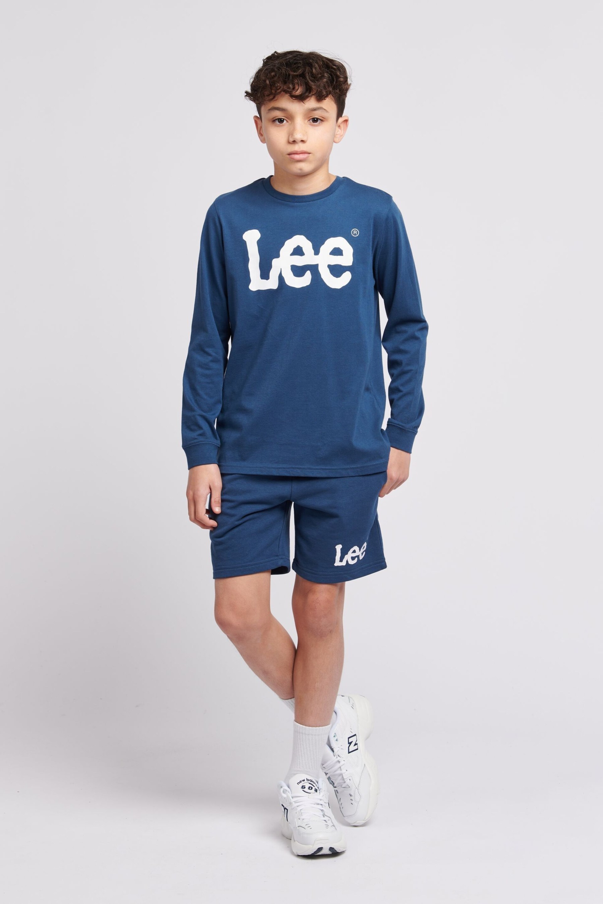 Lee Boys Wobbly Graphic Long Sleeve T-Shirt - Image 3 of 5