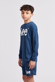 Lee Boys Wobbly Graphic Long Sleeve T-Shirt - Image 4 of 5