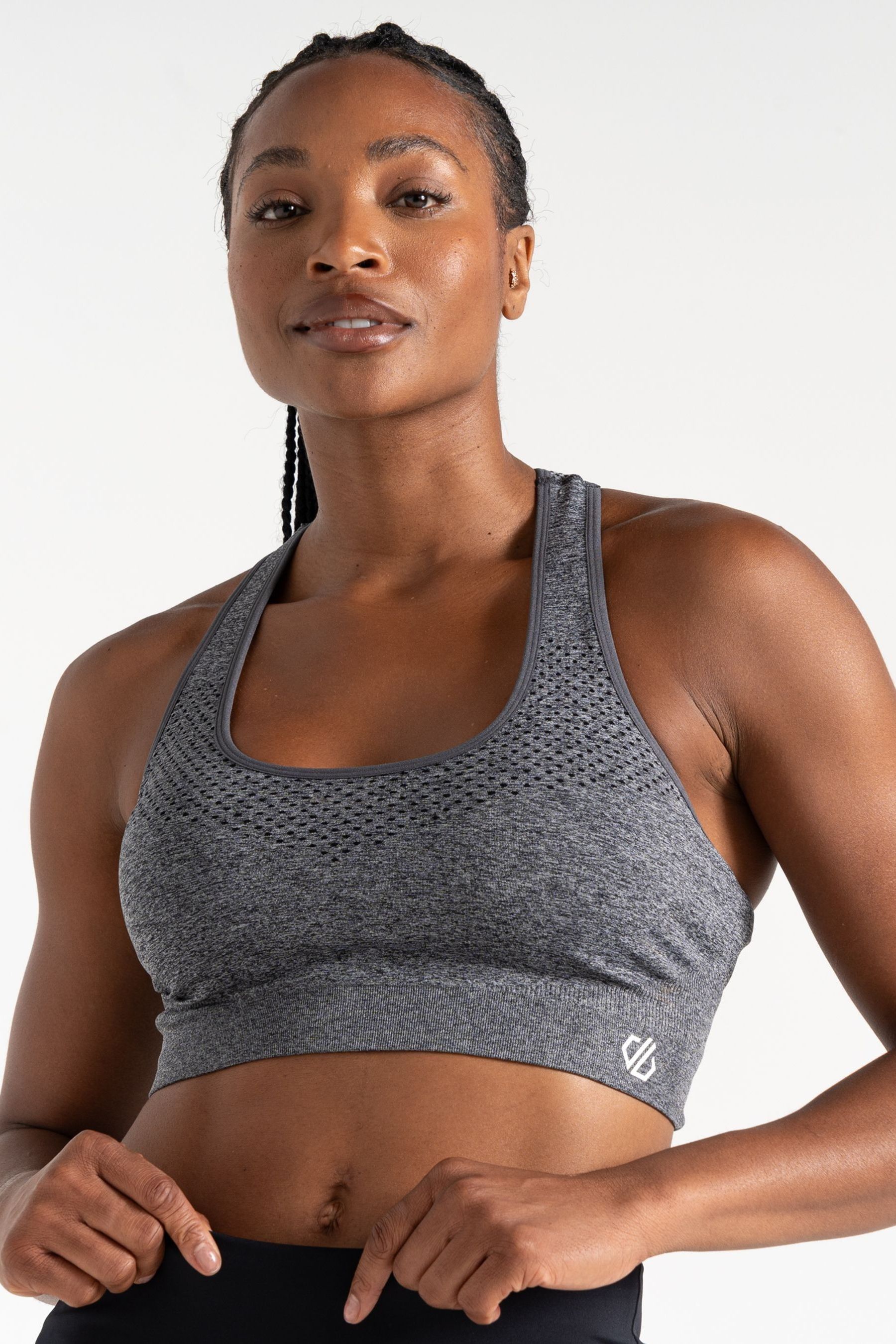 Buy Dare 2b Don t Sweat It II Seamless Medium Impact Sports Bra from the Next UK online shop