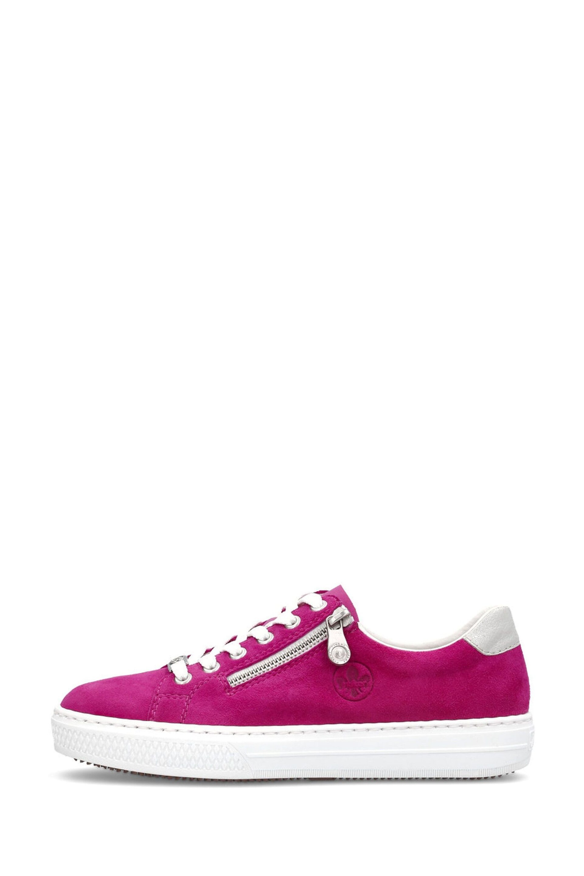 Rieker Womens Pink Zipper Shoes - Image 2 of 10