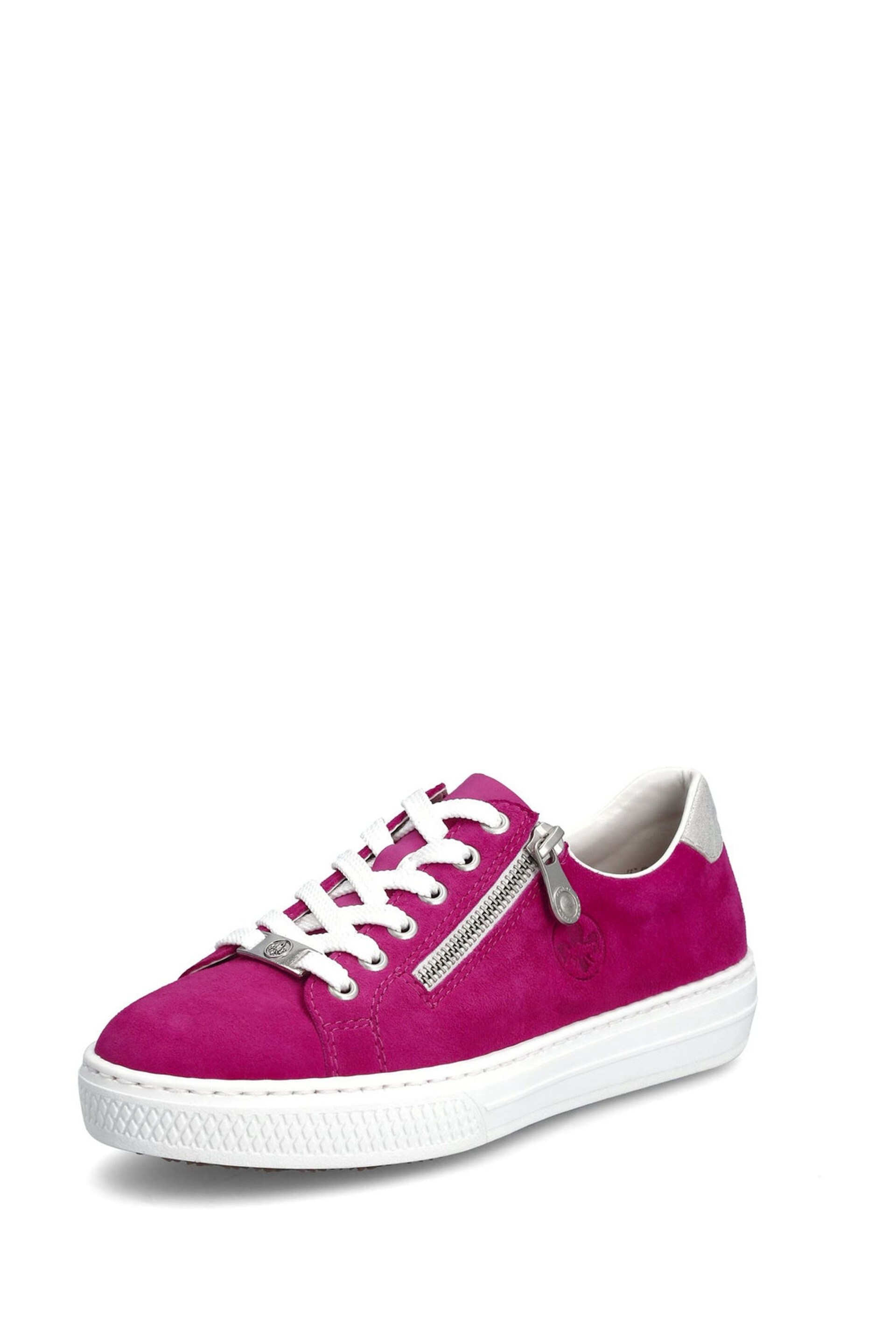 Rieker Womens Pink Zipper Shoes - Image 3 of 10