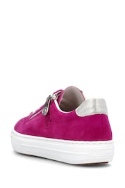 Rieker Womens Pink Zipper Shoes - Image 4 of 10