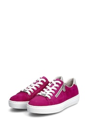 Rieker Womens Pink Zipper Shoes - Image 5 of 10