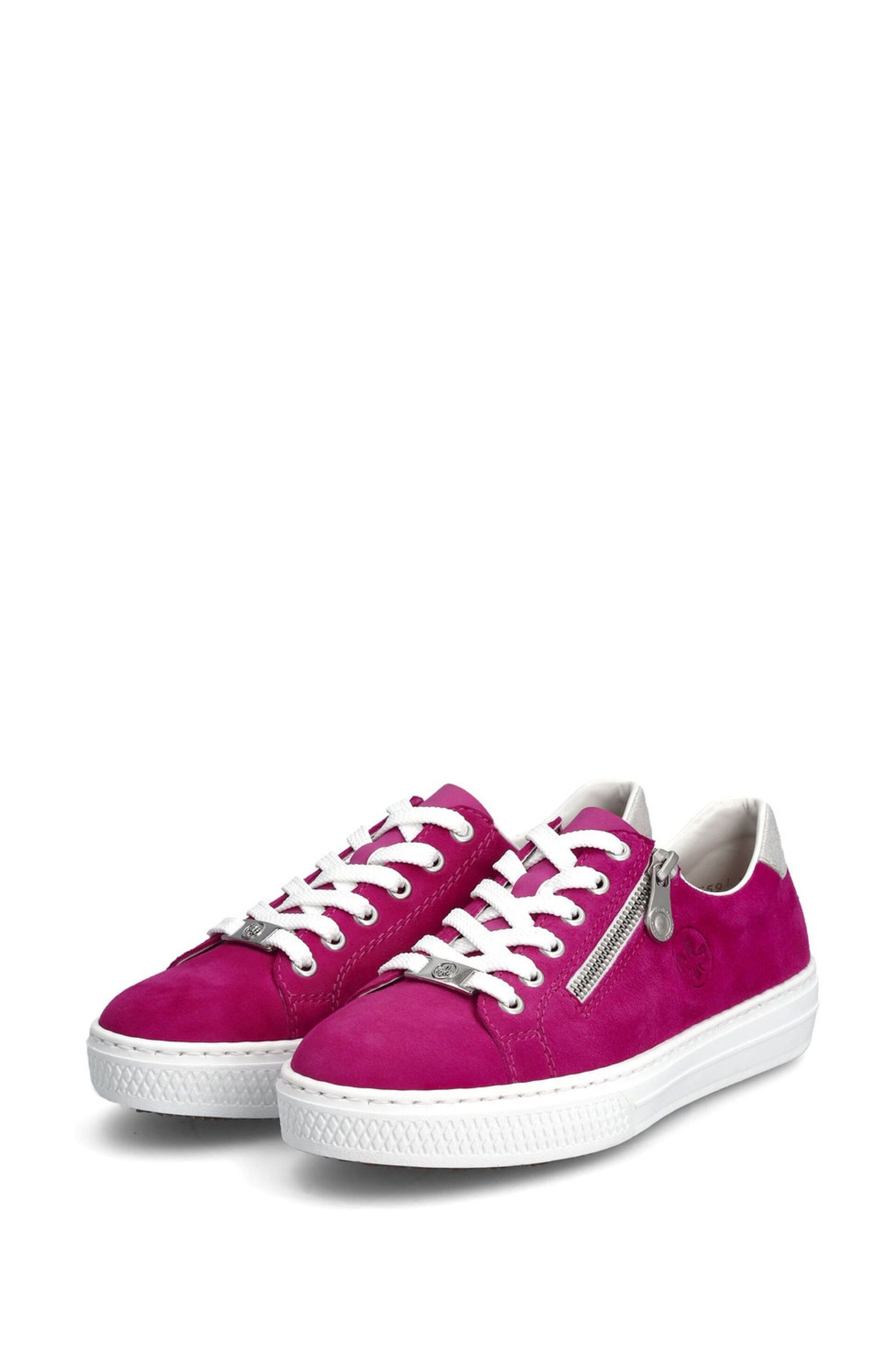 Rieker Womens Pink Zipper Shoes - Image 5 of 10