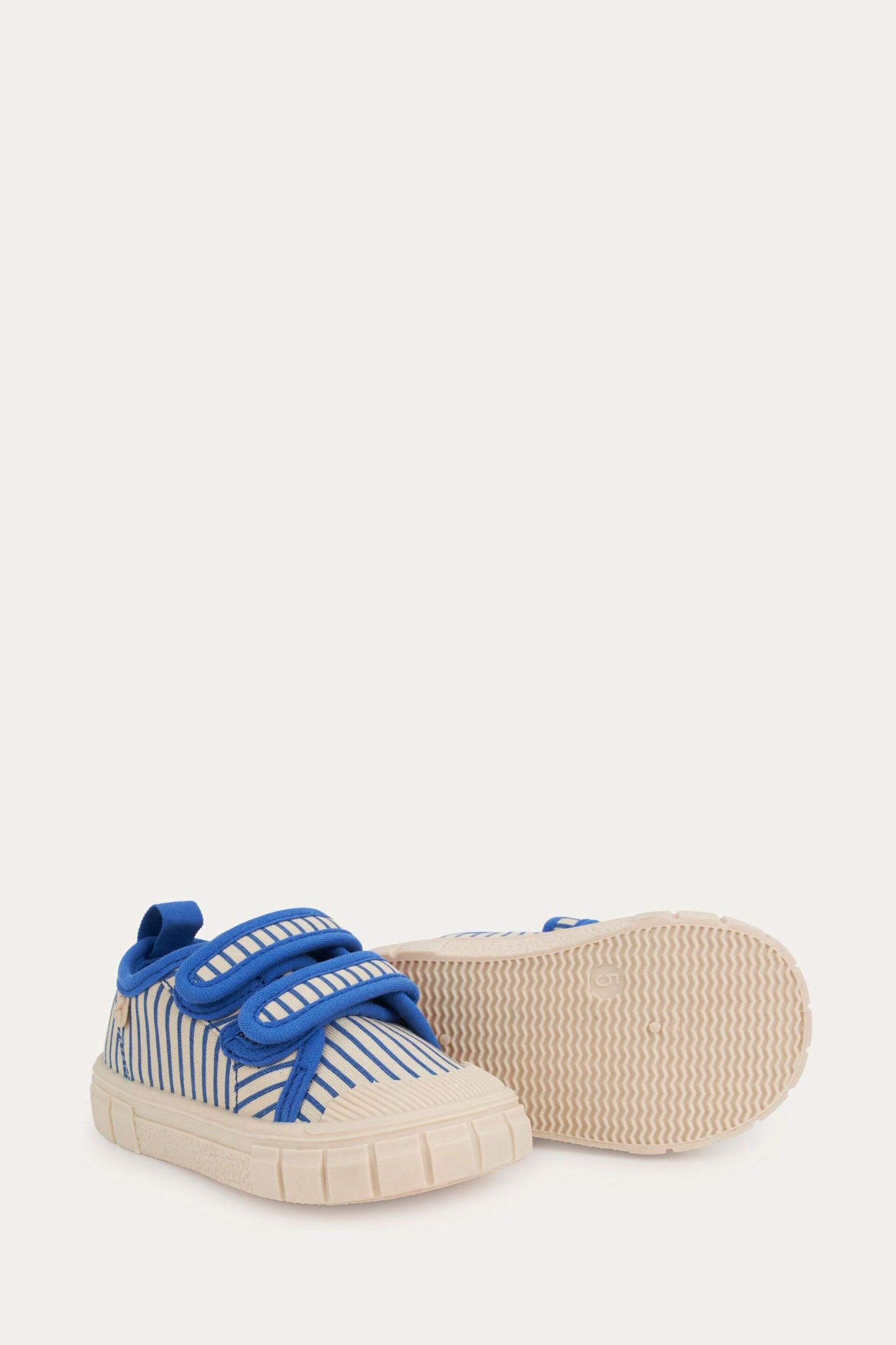 KIDLY Stripe Canvas Trainers - Image 4 of 4