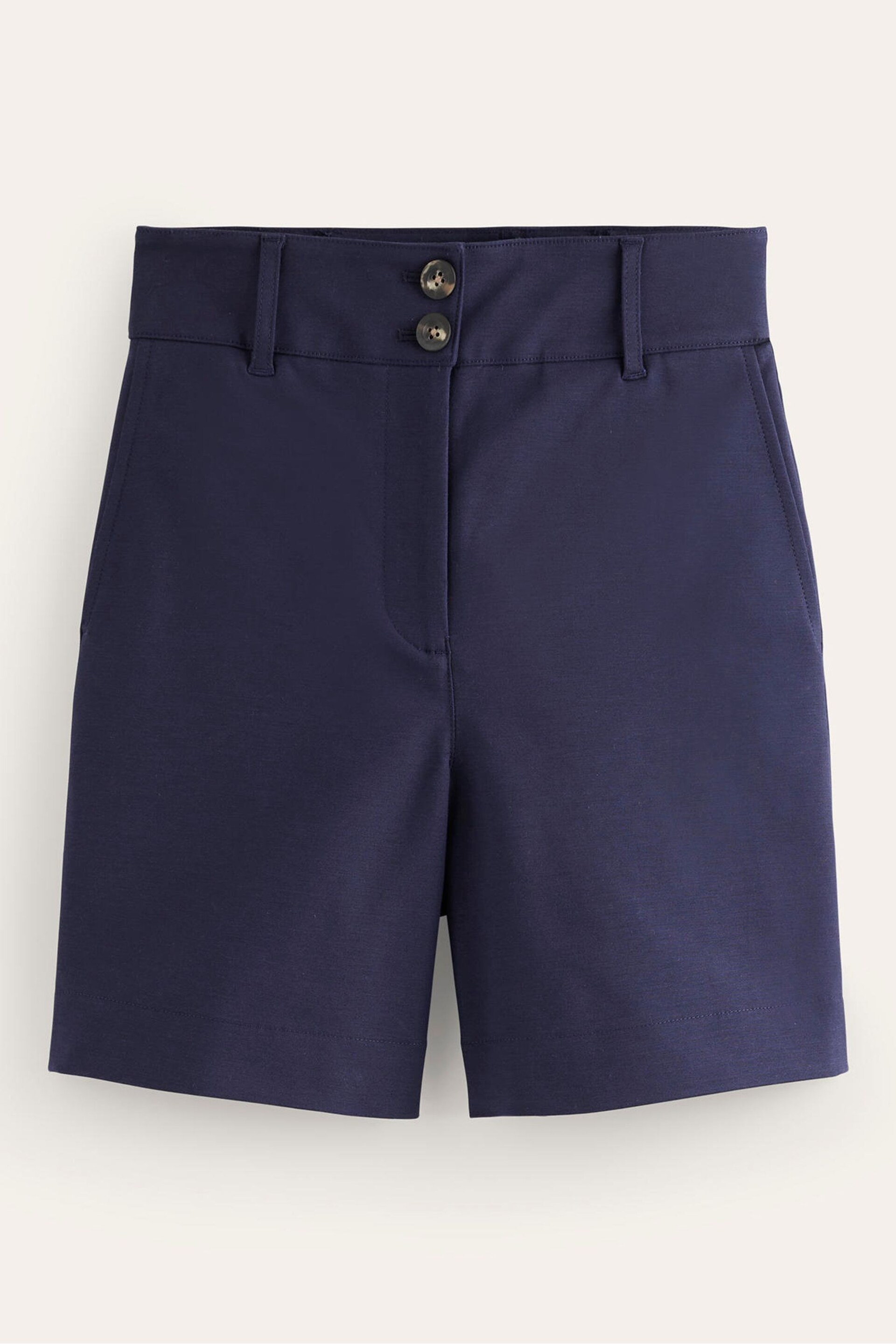 Boden Blue Petite Westbourne Linen Shorts - Image 5 of 5