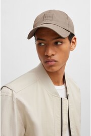 BOSS Brown Cotton-Twill Cap With Tonal Logo Patch - Image 1 of 5