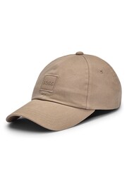 BOSS Brown Cotton-Twill Cap With Tonal Logo Patch - Image 3 of 5