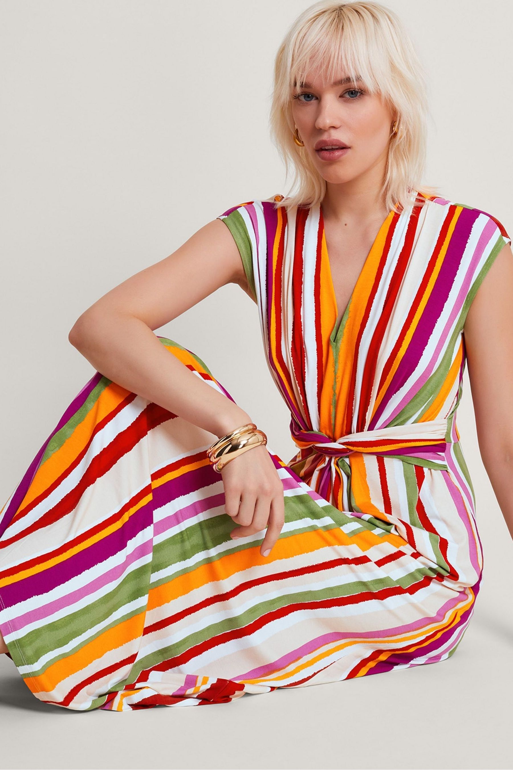 Stripe maxi dress uk 2025