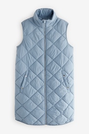 Light Blue Quilted Gilet - Image 5 of 7