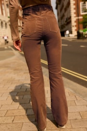 Brown Corduroy Flared Trousers - Image 3 of 6