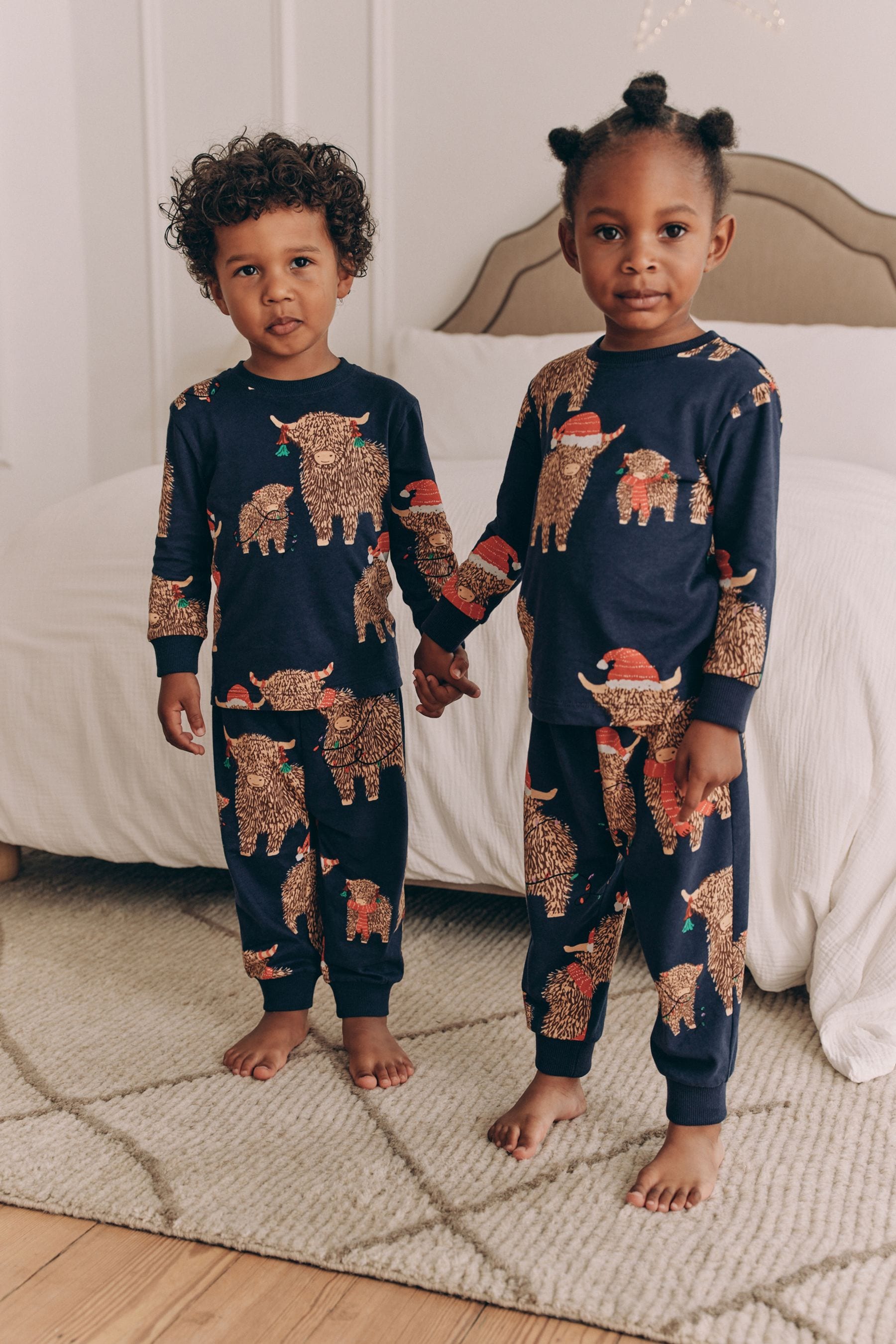 Short christmas pjs top