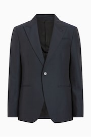 AllSaints Blue Howling Blazer - Image 8 of 9