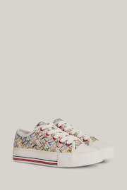 Tommy Hilfiger Multi Aop Low Cut Lace-Up Sneakers - Image 1 of 5