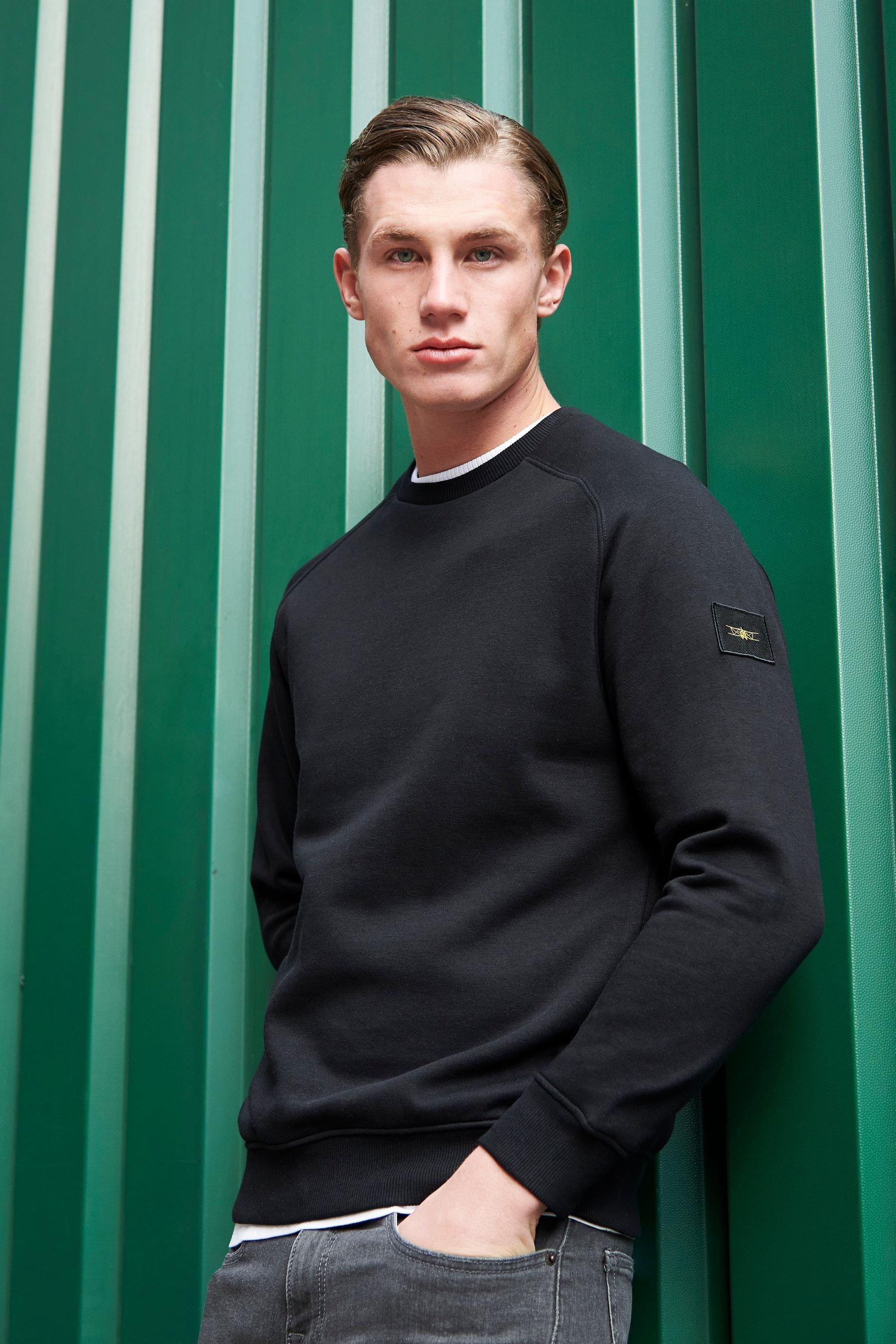 Loose fit sweatshirt men's outlet