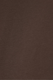 Jigsaw Brown Supima 100% Cotton Crew Neck T-Shirt - Image 6 of 6