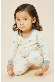 MORI Cream Organic Cotton & Bamboo Long Sleeve Pyjamas - Image 2 of 7