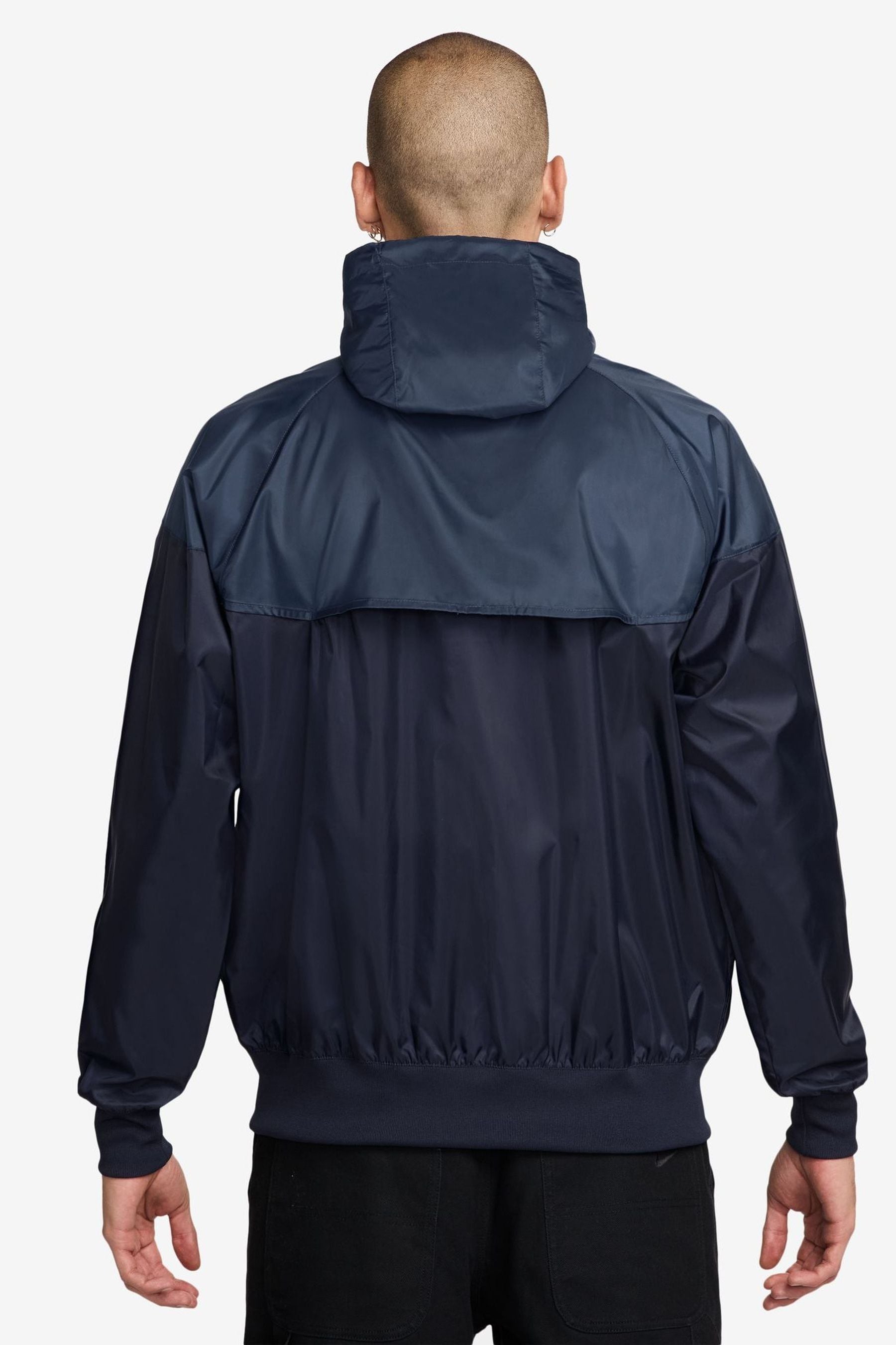 Buy Nike Obsidian Navy Sportswear Windrunner Hooded Jacket from Next Malta
