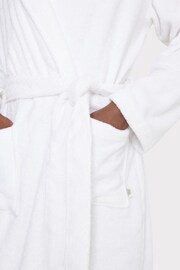 Chelsea Peers White Mens Premium Towelling Dressing Gown - Image 5 of 5