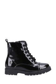 Hush Puppies Lauren Junior Black Patent Shoes - Image 1 of 4