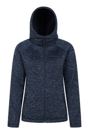 Mountain Warehouse Navy Blue Nevis Sherpa Lined Hoodie - Image 1 of 5