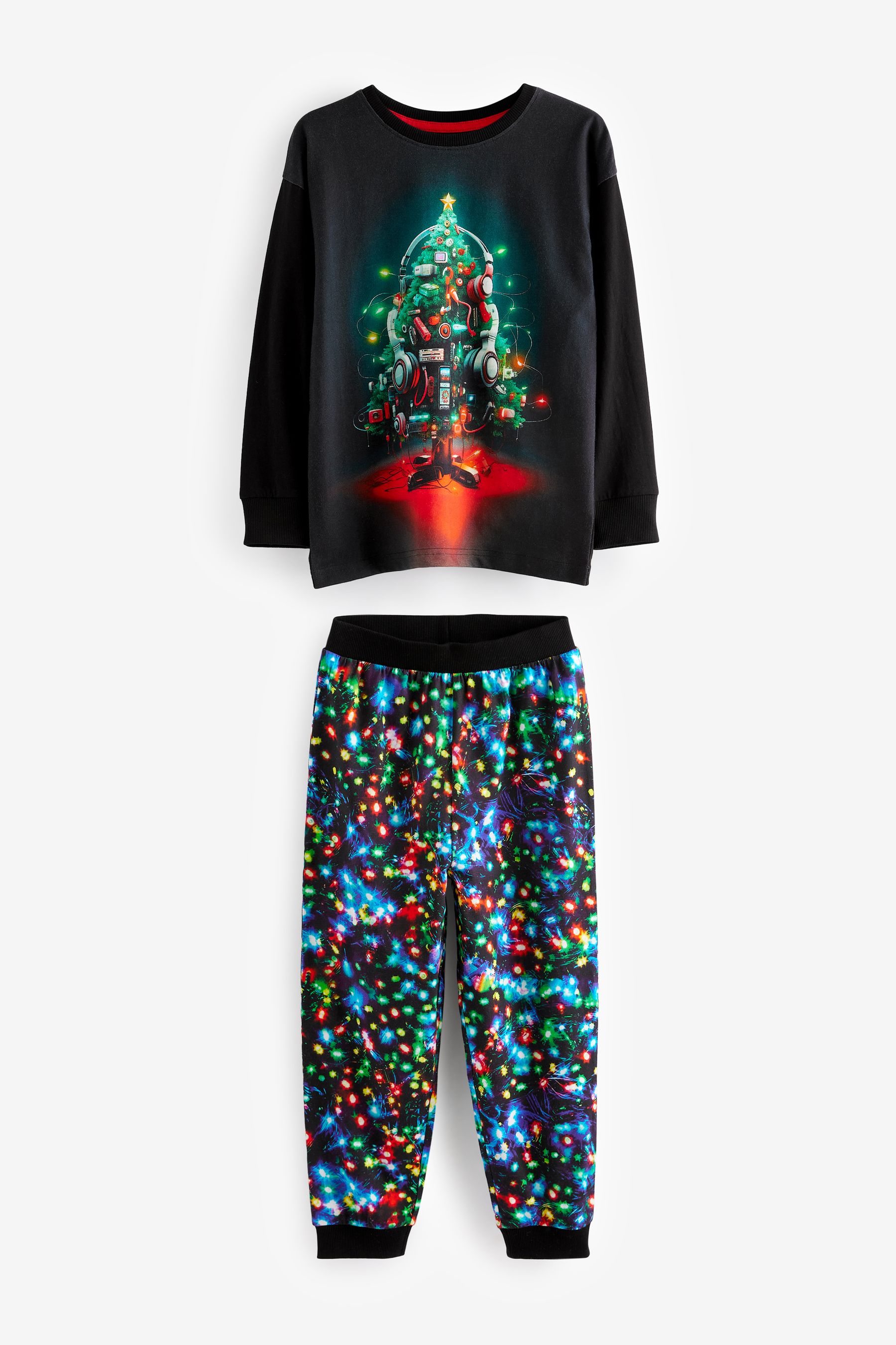 Buy Black Gaming Single Long Sleeve 100 Cotton Pyjamas 3 16yrs from the Next UK online shop