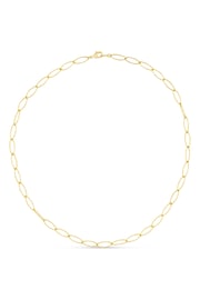 Orelia London 18k Gold Plating Oval Paperclip Fine Chain - Image 1 of 2