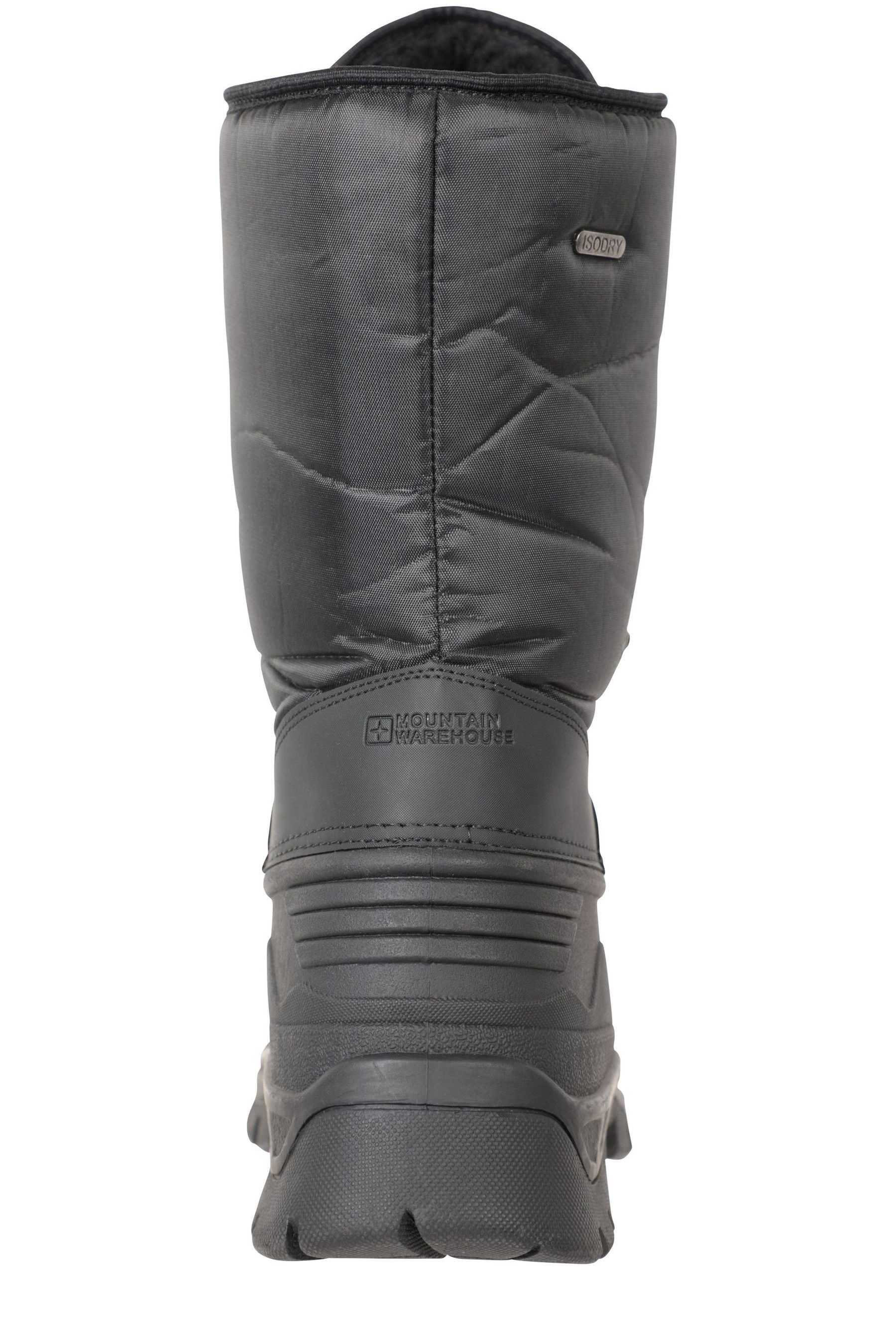 Mountain Warehouse Black Plough Mens Snow Walking Boots
