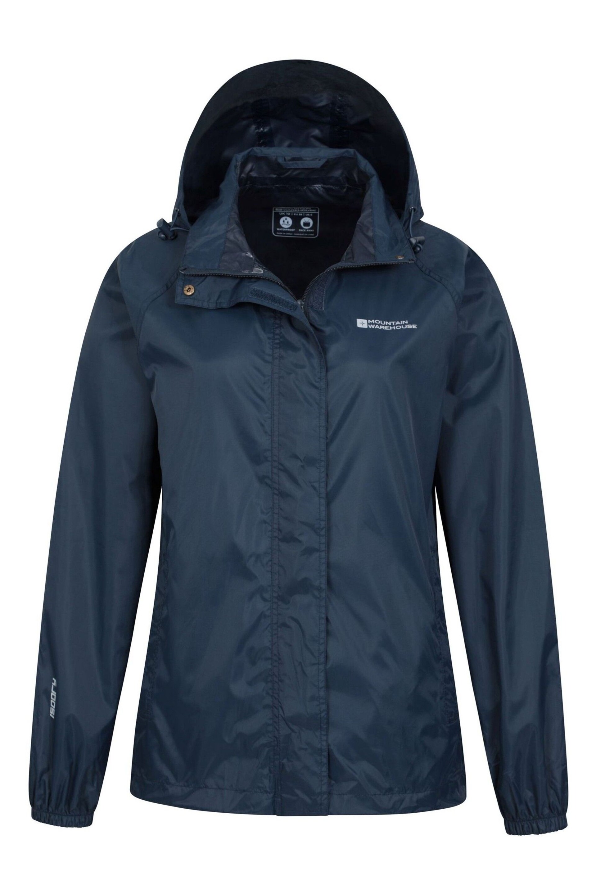 Mountain Warehouse Blue Womens Pakka Waterproof Jacket - Image 4 of 5