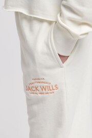 Jack Wills Girls Huntston Loose Fit White Joggers - Image 4 of 7