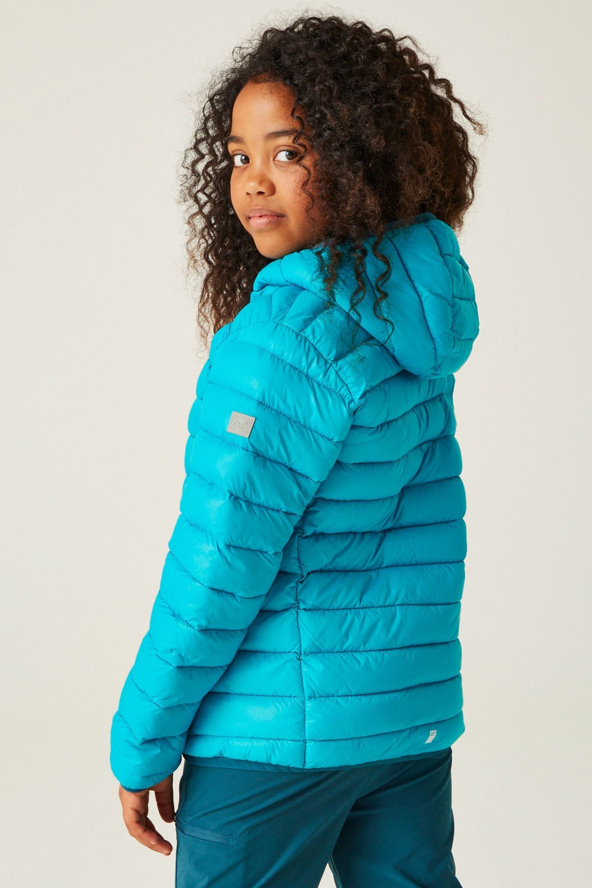 Regatta Blue Junior Hooded Marizion Jacket - Image 4 of 7