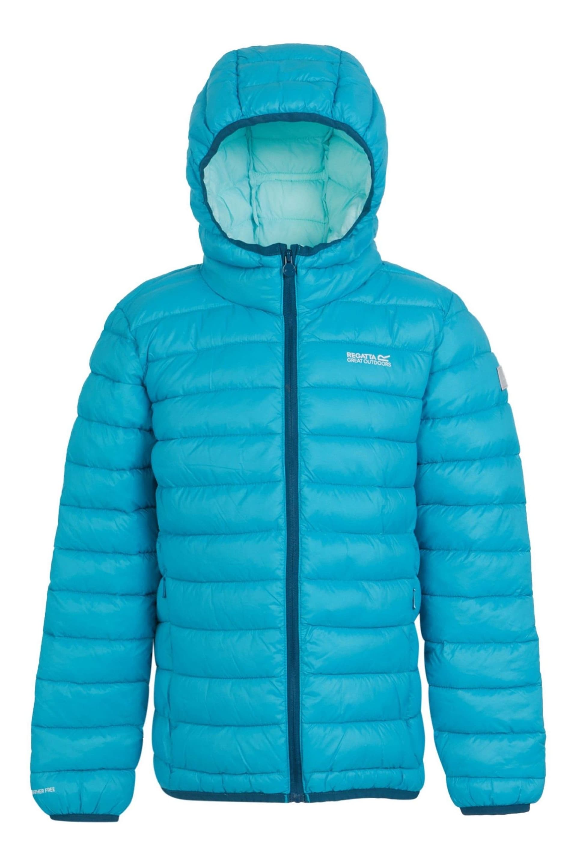 Regatta Blue Junior Hooded Marizion Jacket - Image 5 of 7