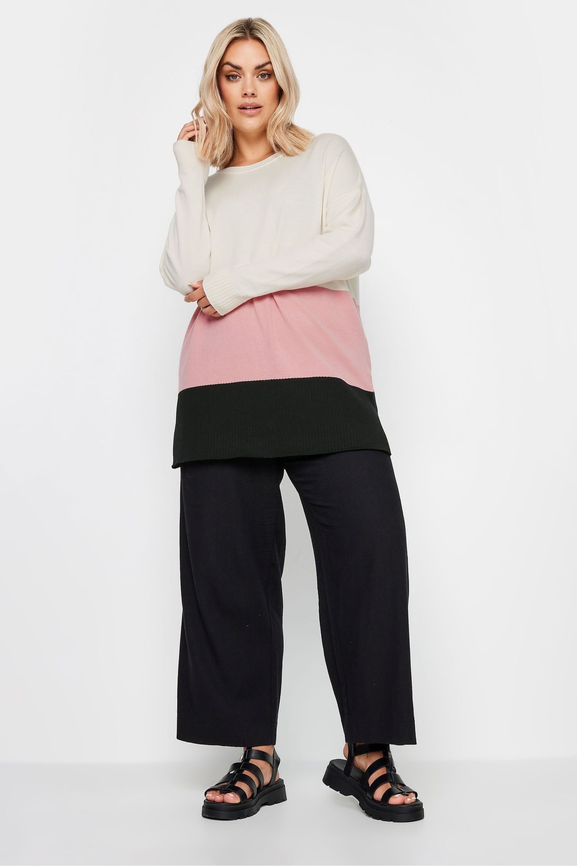 Multi Colourblock Jumper - Image 2 of 4