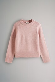 The Set Pink/Grey/Blue 3 Pack Classic Raglan Sleeve Jumper - Image 9 of 11