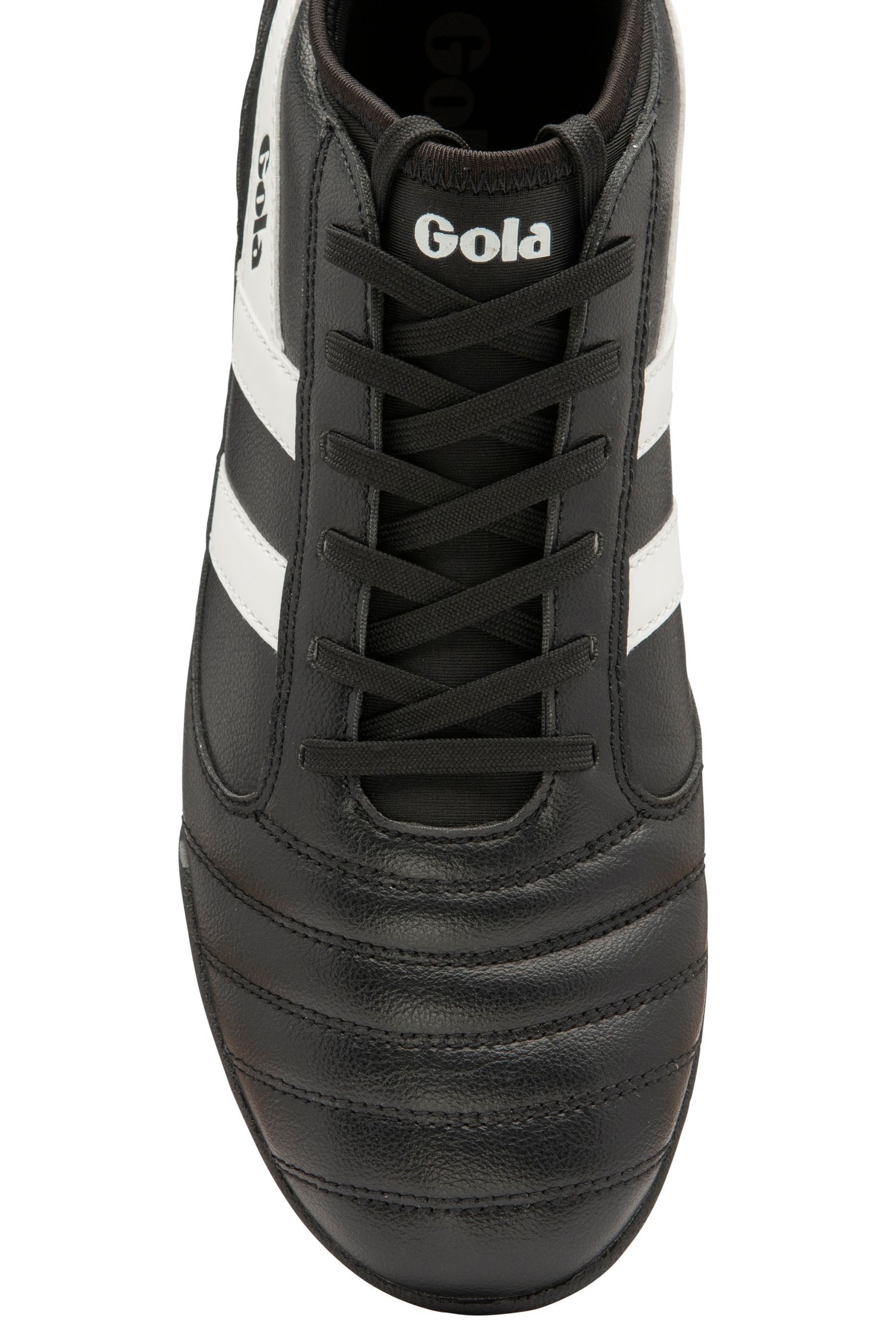 Buy Gola Black White Juniors Ceptor Turf Microfibre Lace Up Football Boots from Next Luxembourg