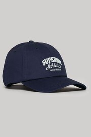 Superdry Blue Graphic Baseball Cap - Image 1 of 4