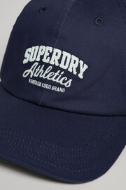 Superdry Blue Graphic Baseball Cap - Image 3 of 4