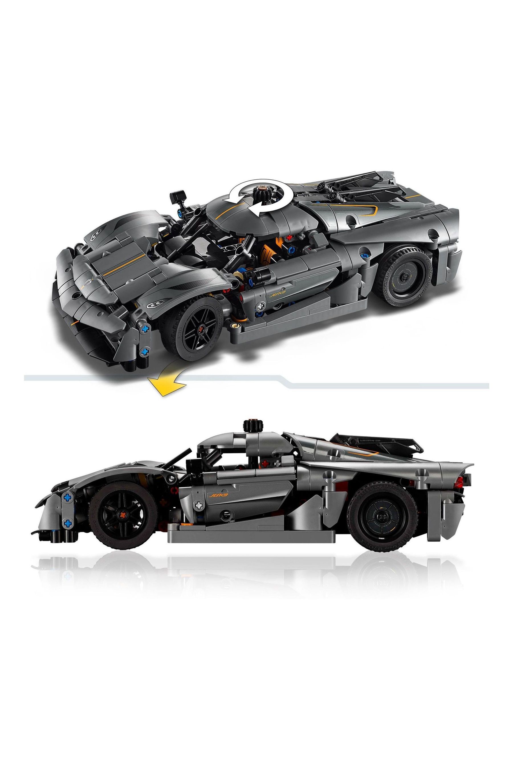 Buy Lego Technic Koenigsegg Jesko Absolut Grey Hypercar from Next Austria