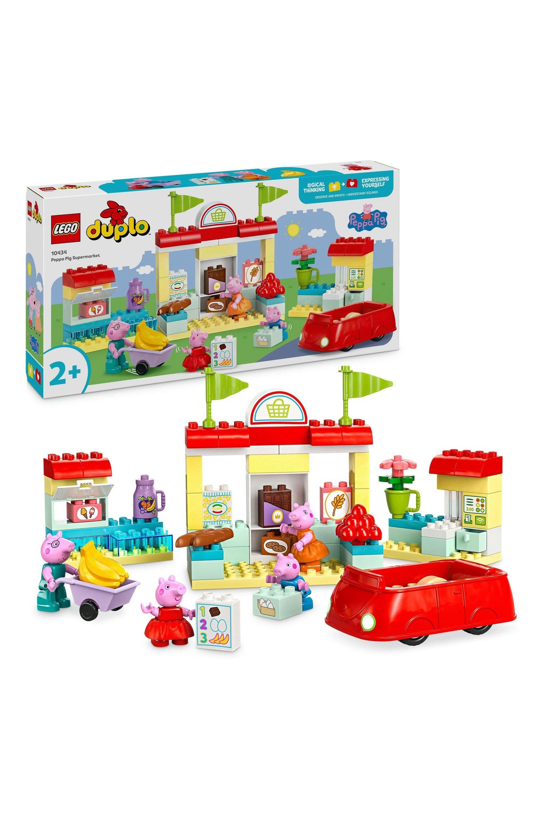 Buy LEGO DUPLO Peppa Pig Supermarket with Car Toy from Next Lithuania
